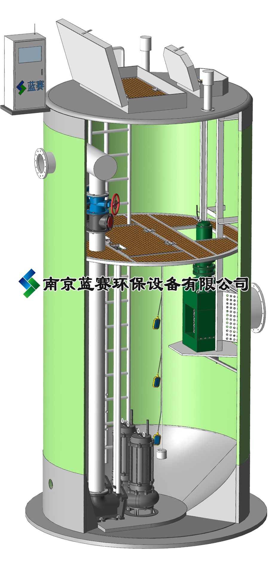 泵站内部结构图